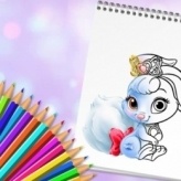 Cute Animals Coloring Book