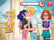 School Girl's #First Kiss
